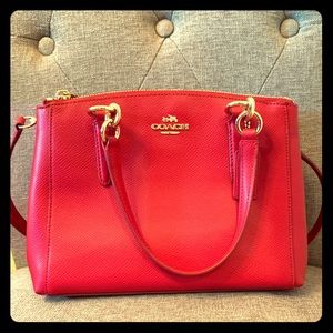 Coach Christi Carryall Mini in cross grain leather